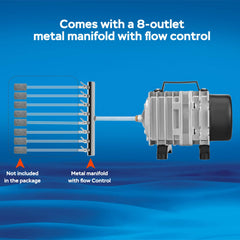 AquaMiracle adjustable outlet knob lets you control air distribution with ease.