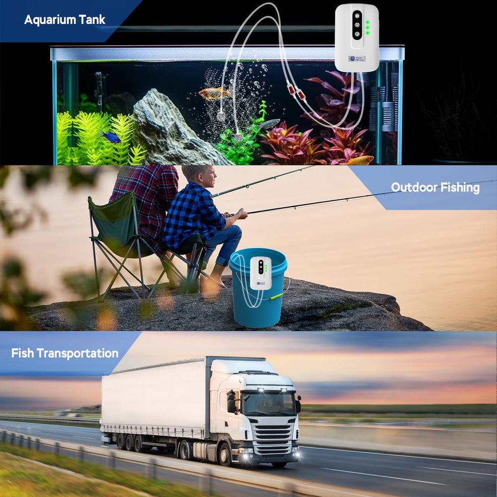 AquaMiracle all-in-one kit includes hoses, stones, valves for quick setup