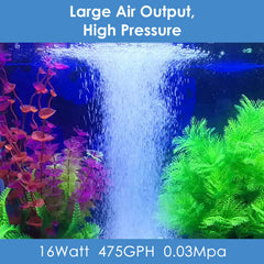 Aquamiracle aluminum housing emphasizes heat dissipation for cooler operation.
