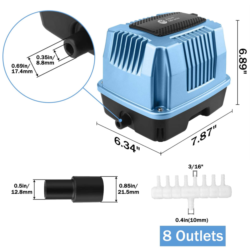 AquaMiracle AP40 during quiet operation in a garden setup.