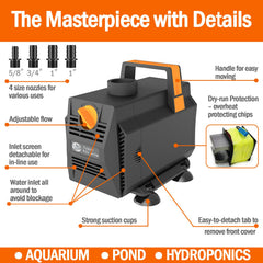 AquaMiracle flow regulator adjustment for customizable flow