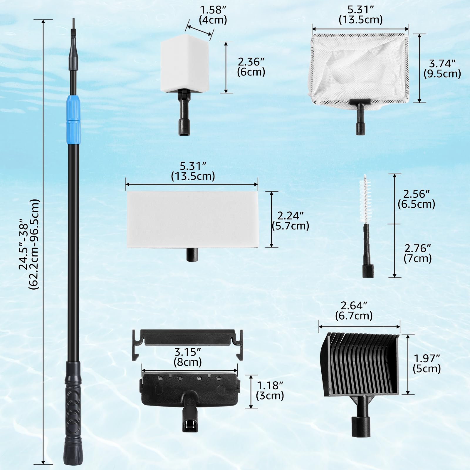 AquaMiracle gravel shaper helps level substrate