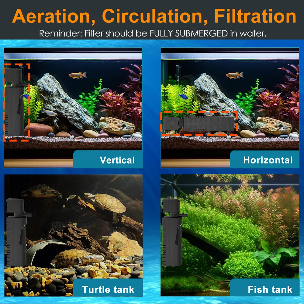 AquaMiracle helps target green water for a clearer, healthier-looking tank.