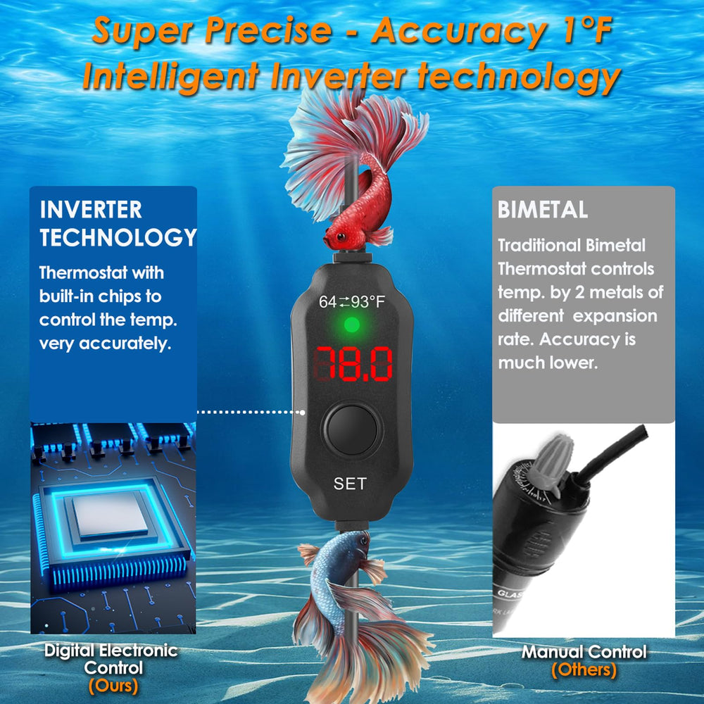 AquaMiracle memory function recalls last setting after power loss.