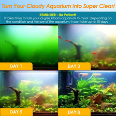 A AquaMiracle pre-filter sponge capturing debris before main filtration.