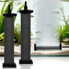 AquaMiracle rubber air stone 8inch-1-25inch bottom diffuser promotes steady bottom aeration.