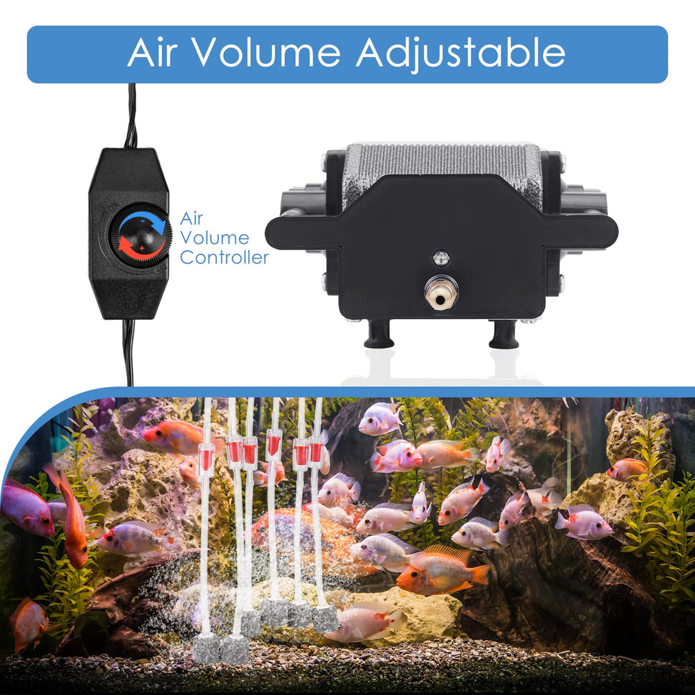 Aquamiracle six-outlet manifold with valves and tubing included.
