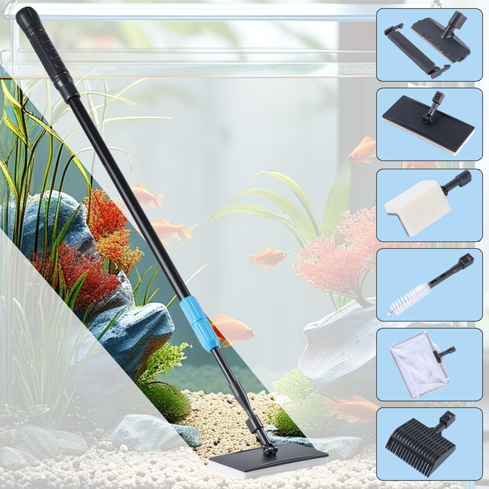 AquaMiracle tube cleaning brush keeps hoses clear