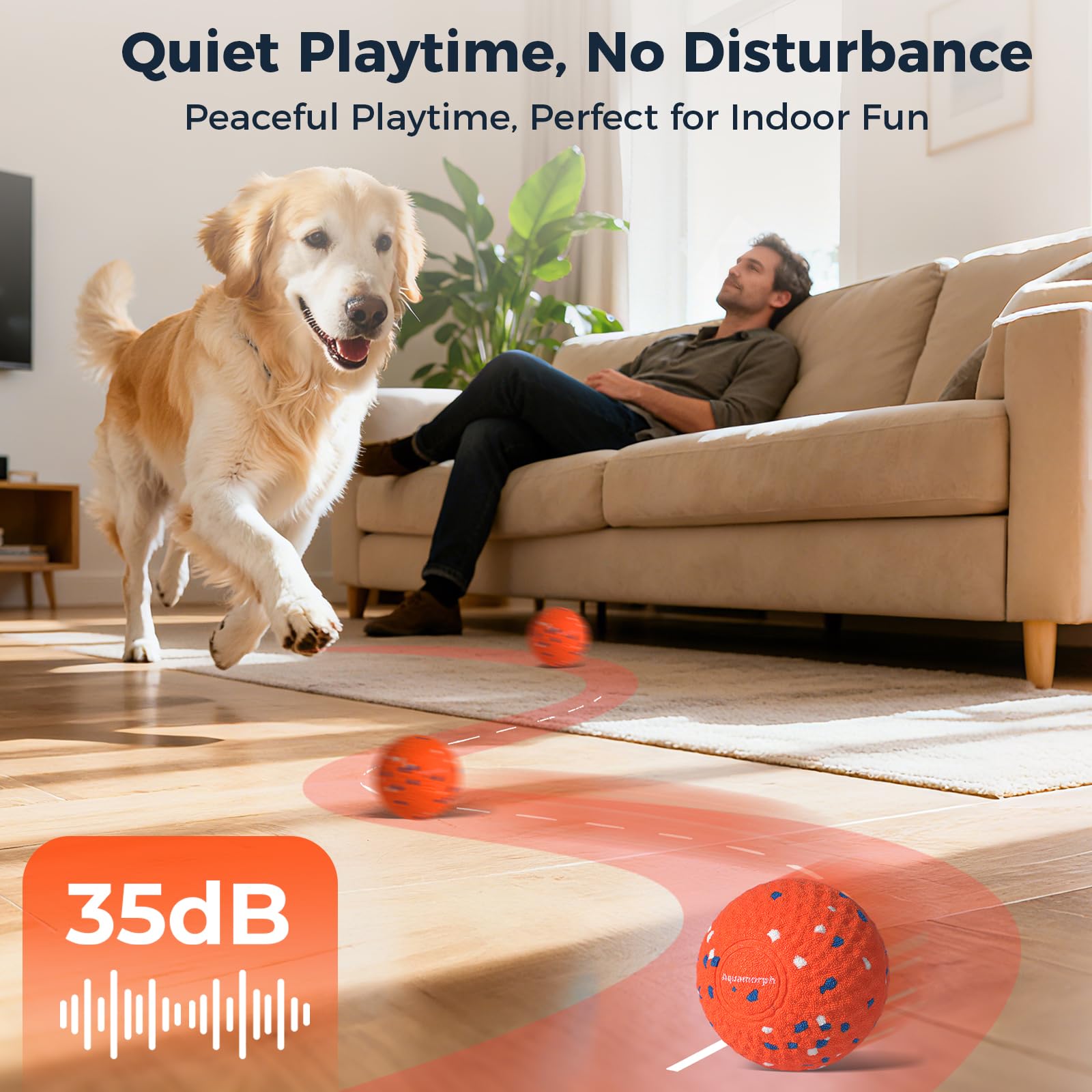 Durable TPU shell from Aquamorph supports safe chewing and long-lasting play