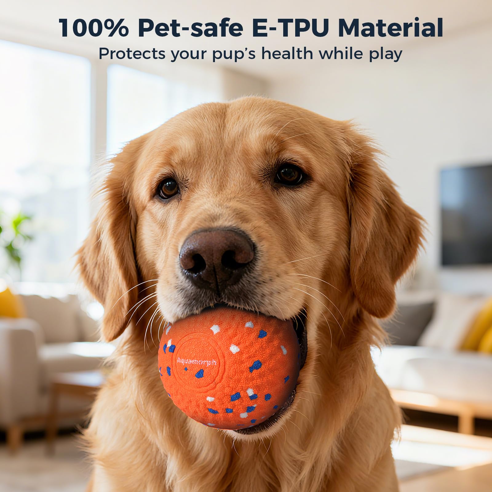Washable shell on Aquamorph ball makes cleanup quick after muddy adventures