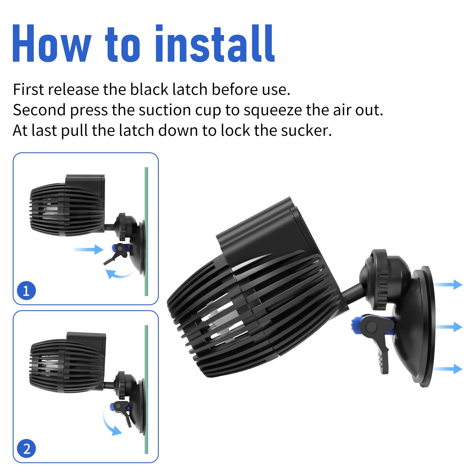 AQUANEAT 2 Pack saltwater tank install supports robust water movement for reef setups.