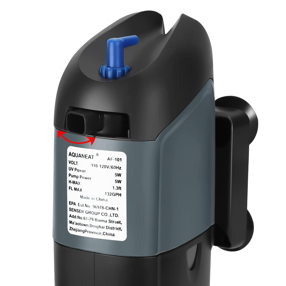 AQUANEAT 75-gallon capacity unit covers large home aquariums.