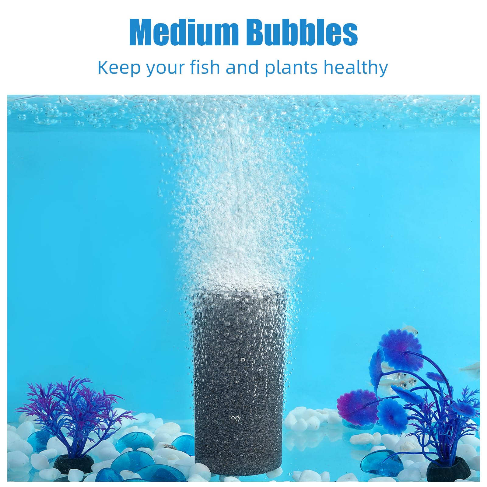 AQUANEAT air stone 10-pack for reliable, continuous oxygenation in tanks.