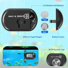 AQUANEAT aquarium thermometer battery included for immediate use