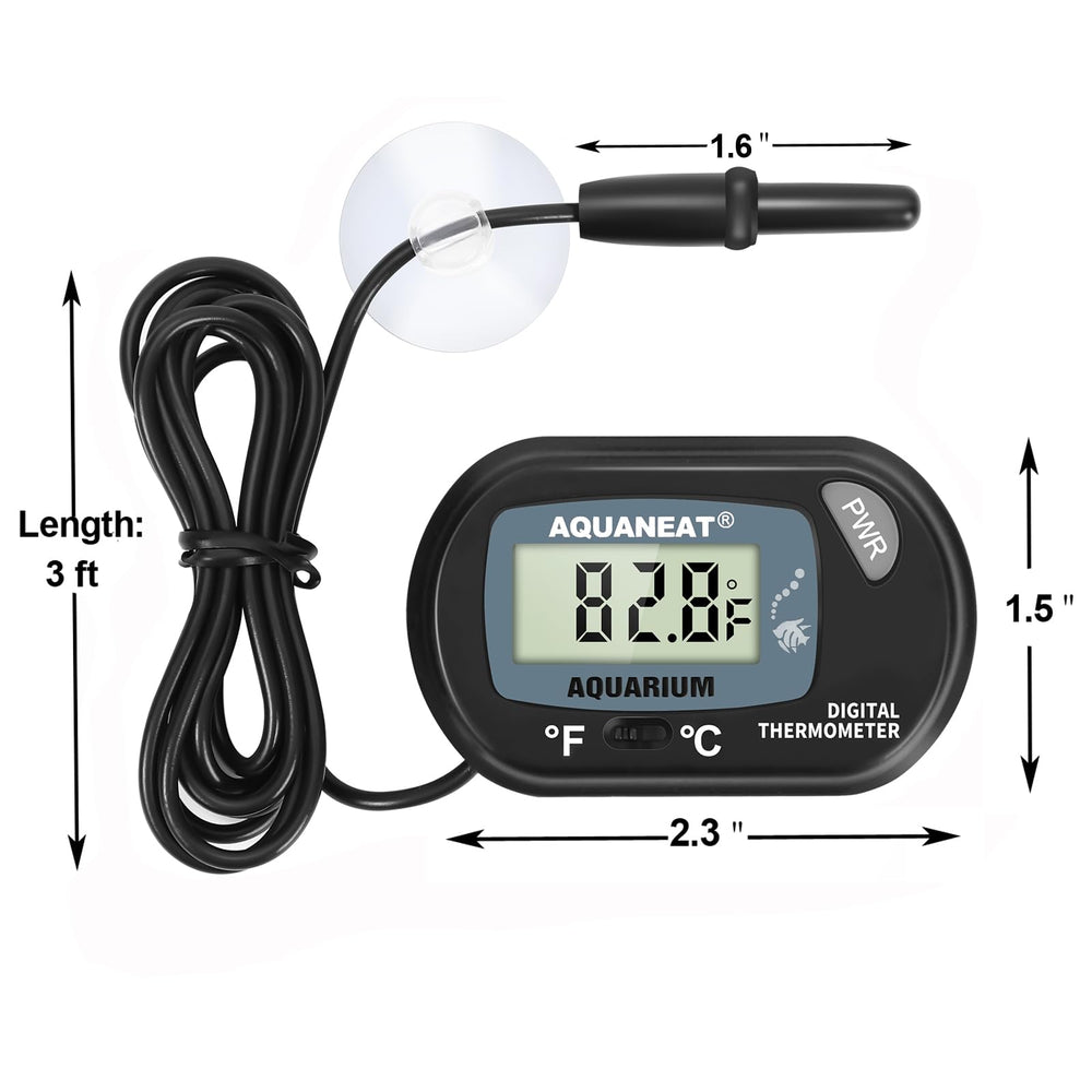 AQUANEAT six-pack thermometer bundle ideal for multiple tanks