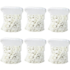 AQUANEAT bio ceramic rings for 6-lb sump media improving filtration and water flow.