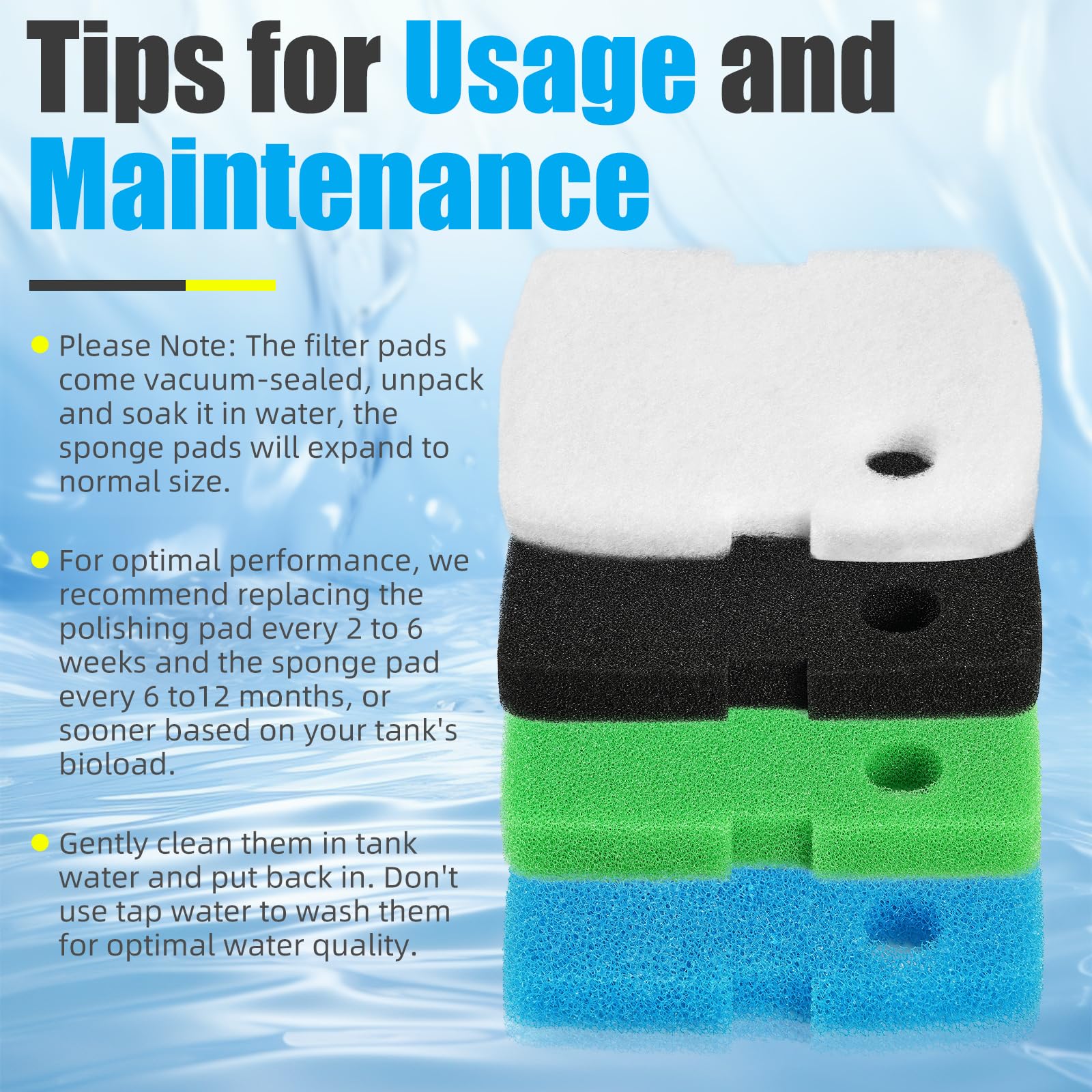 AQUANEAT bio-mechanical filtration kit for aquarium media