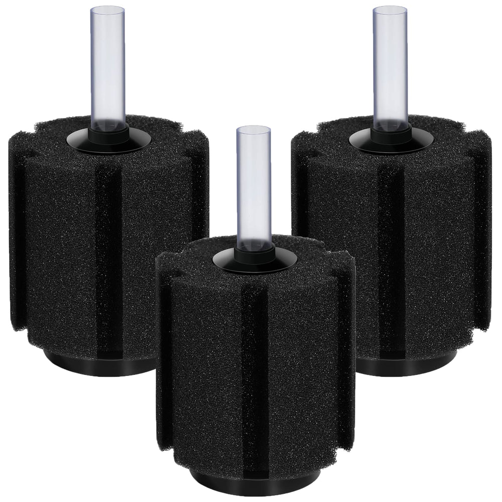 AQUANEAT bio sponge filter 3-pack for nano tanks; boosts filtration and oxygenation