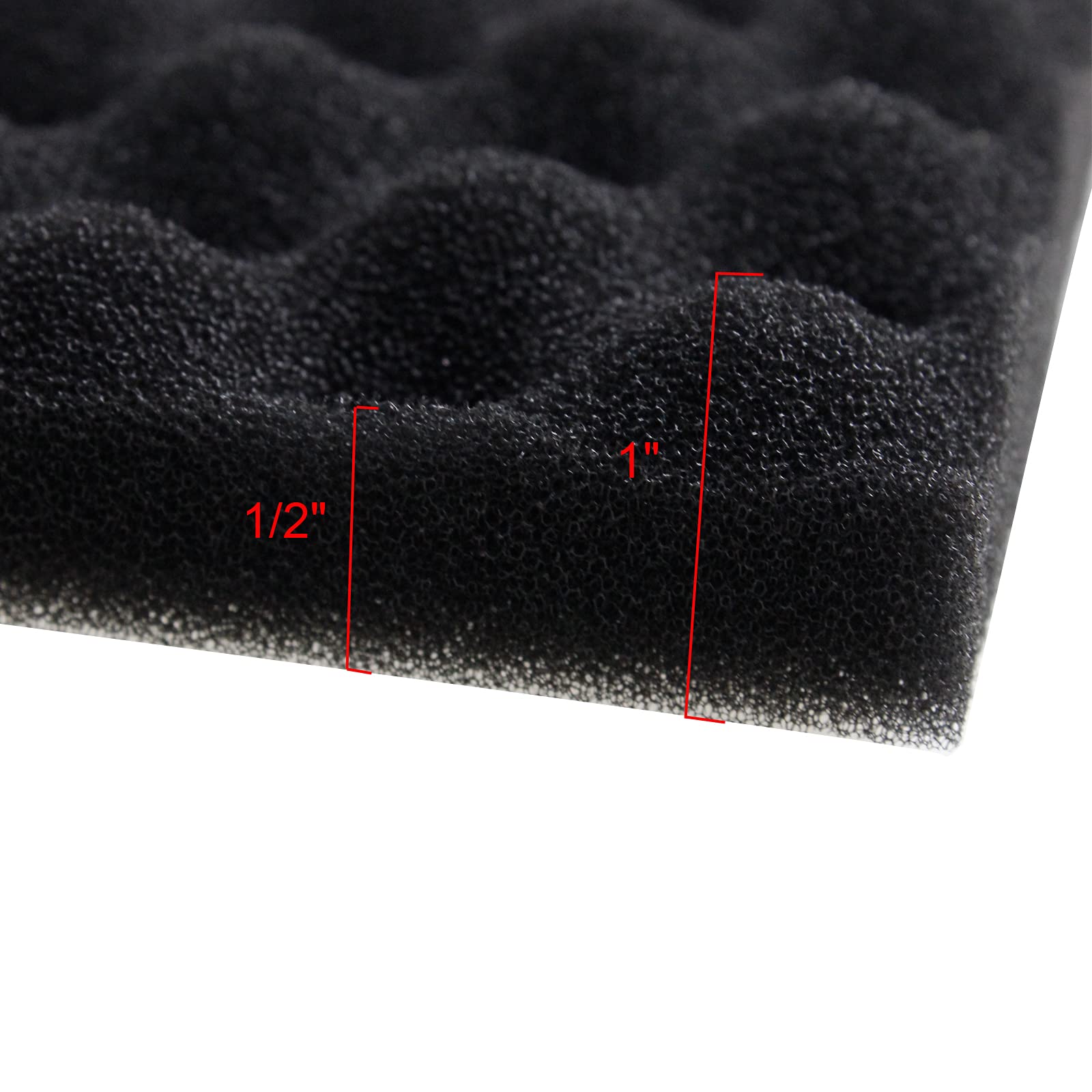 AQUANEAT Cut-to-fit foam panel 17x11 inches for flexible sump or filter setups.