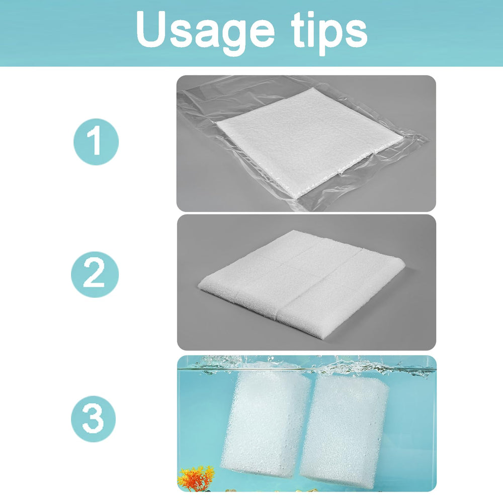 AQUANEAT dense foam supports stable water flow and easy maintenance.