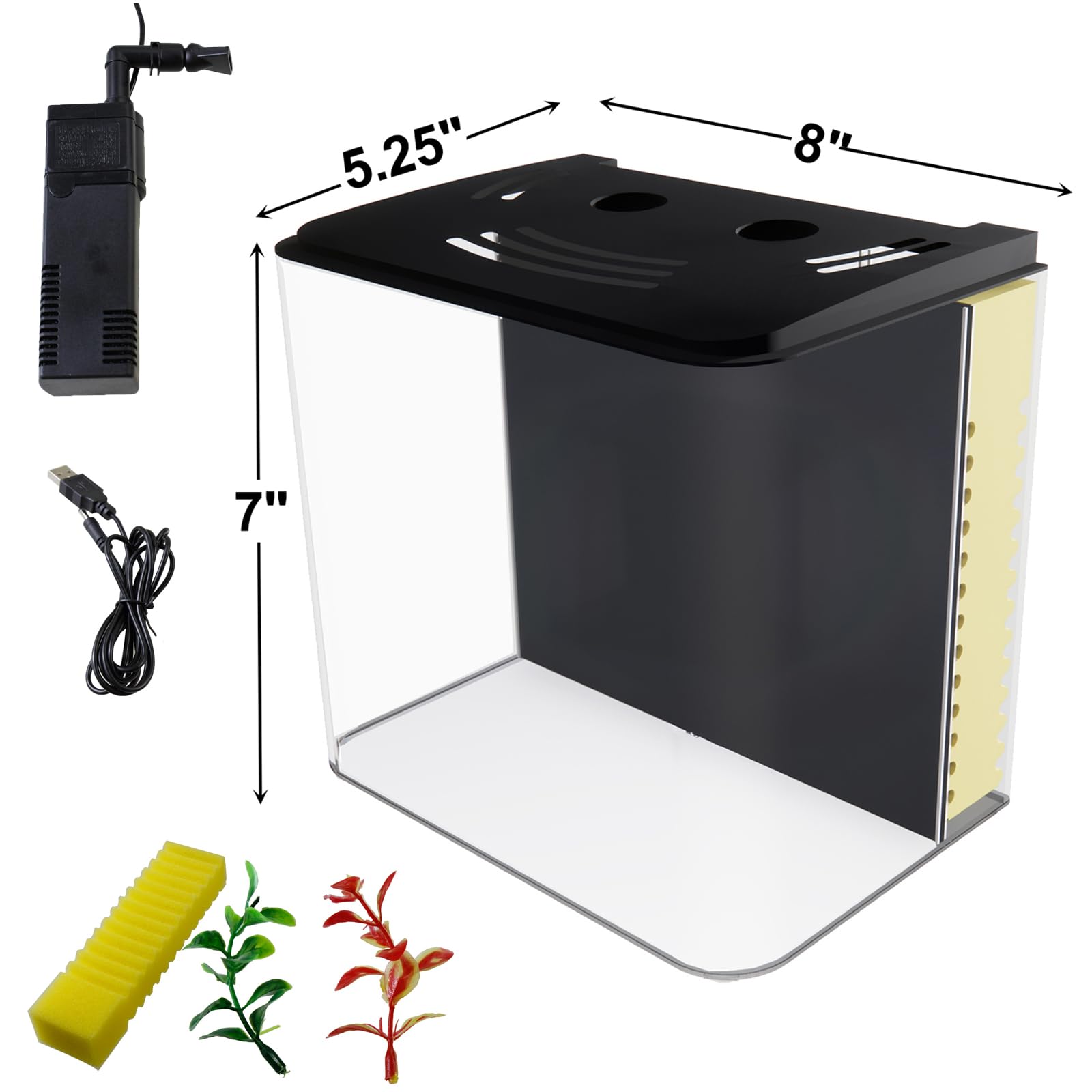 AQUANEAT compact desk aquarium ready to set up and enjoy