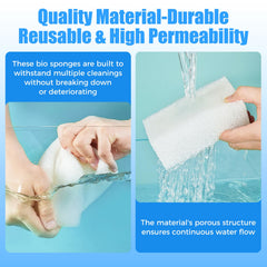 AQUANEAT flat vacuum-sealed packaging keeps pads compact until soaking.