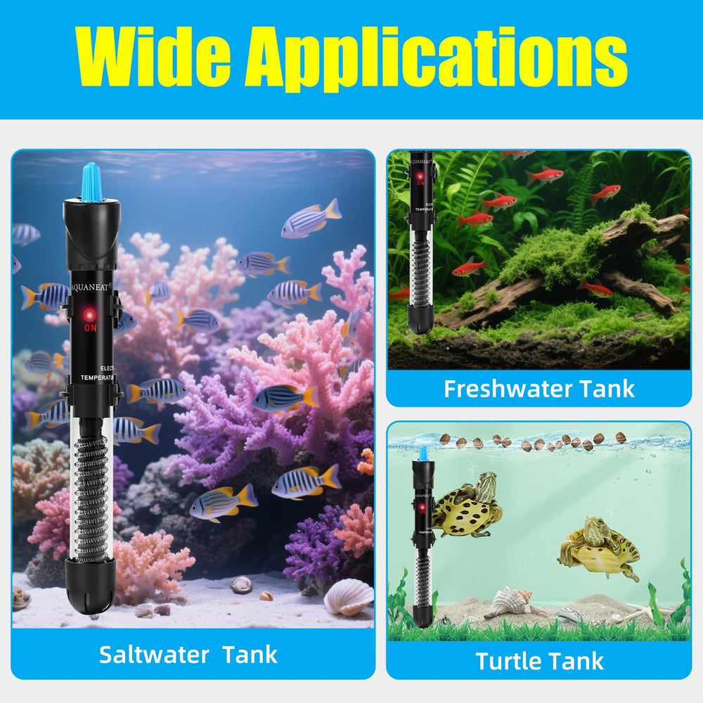 AQUANEAT safe-submersion design prevents accidental contact during maintenance