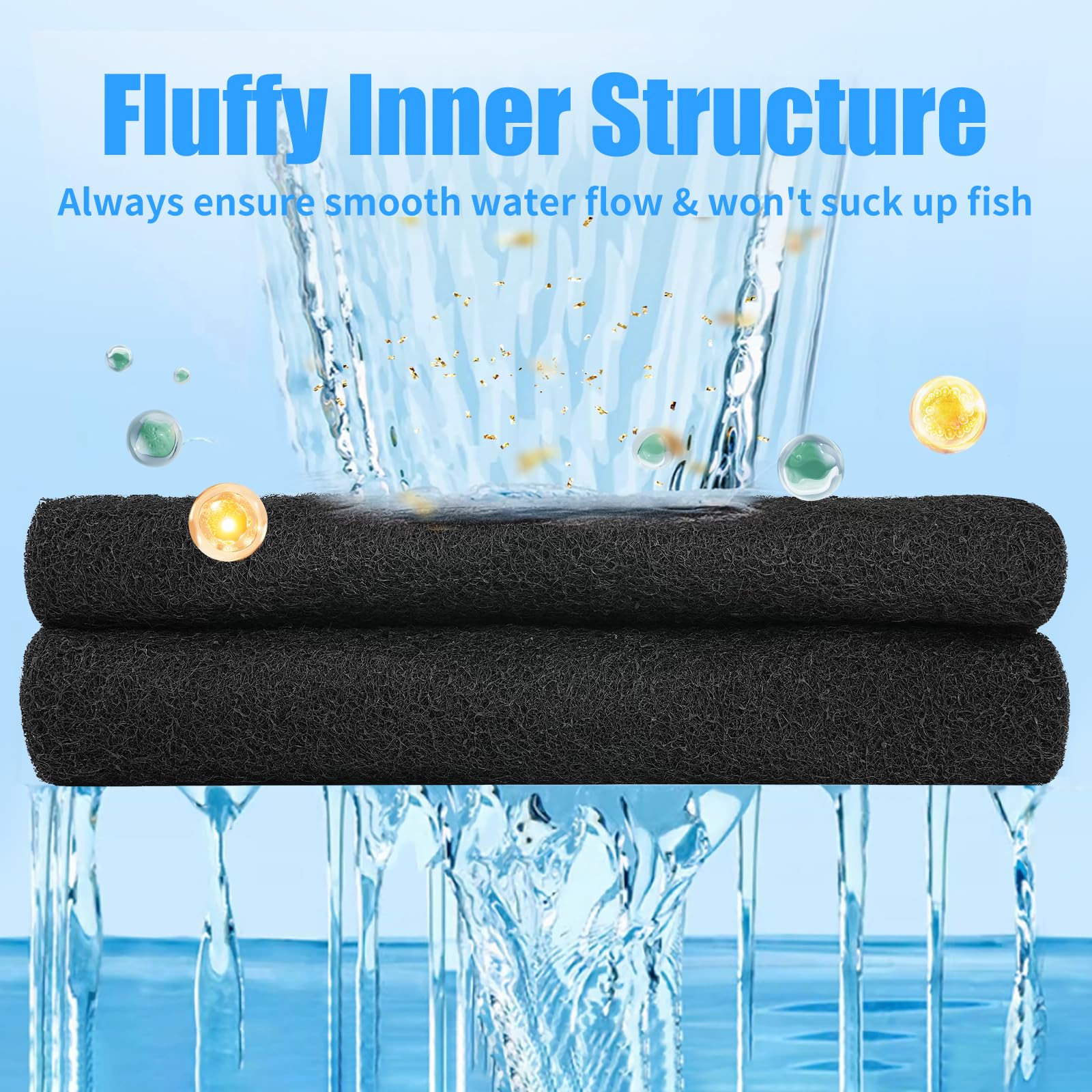 Aquaneat in canister filter image demonstrates improved water clarity.