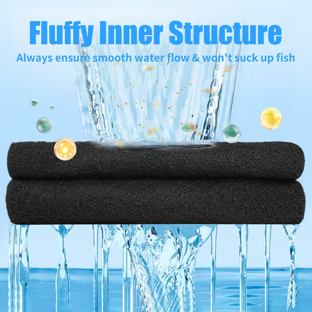 Aquaneat in canister filter image demonstrates improved water clarity.