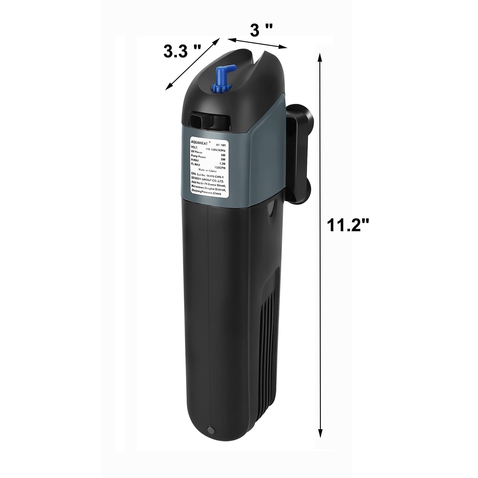 AQUANEAT includes filter, pump, and light for all-in-one use.