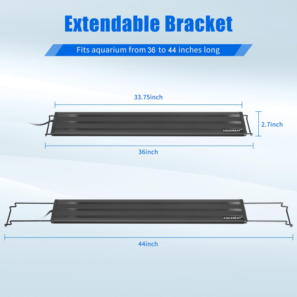 AQUANEAT LED light highlights 6500K white LEDs for natural daylight-like clarity.