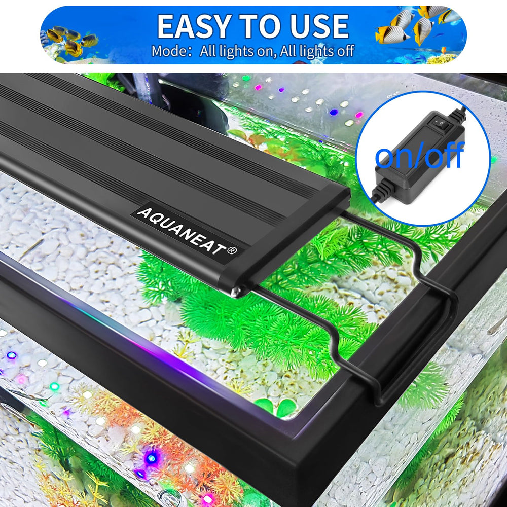 AQUANEAT LED light adds blue LEDs to enhance daytime viewing.