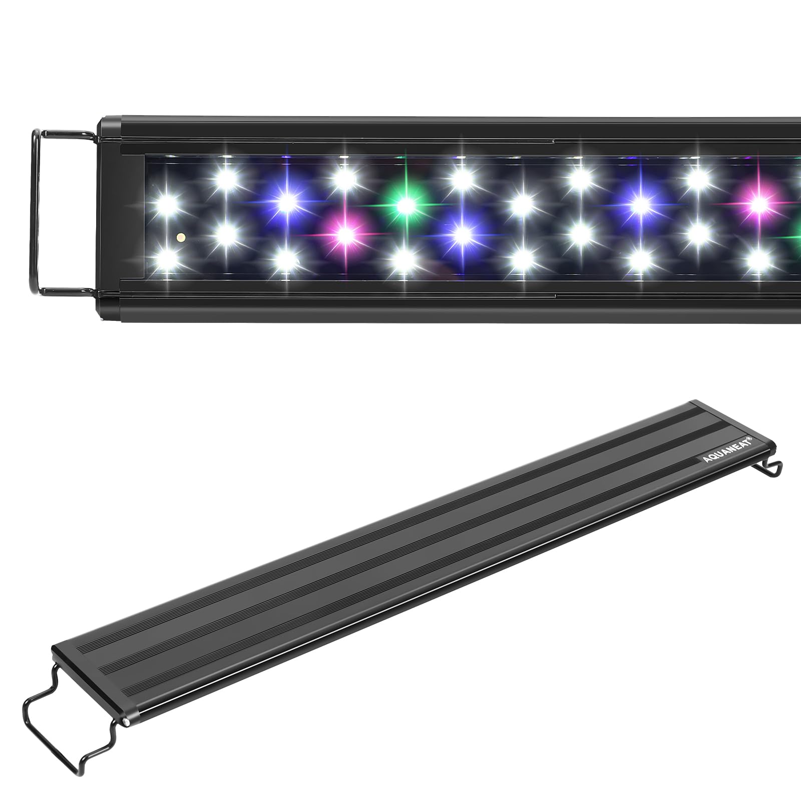 AQUIANEAT LED aquarium light full spectrum over a 16-20 inch tank for bright freshwater viewing