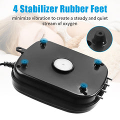 AQUANEAT 300GPH pump powering oxygenation for up to 200 gallons.