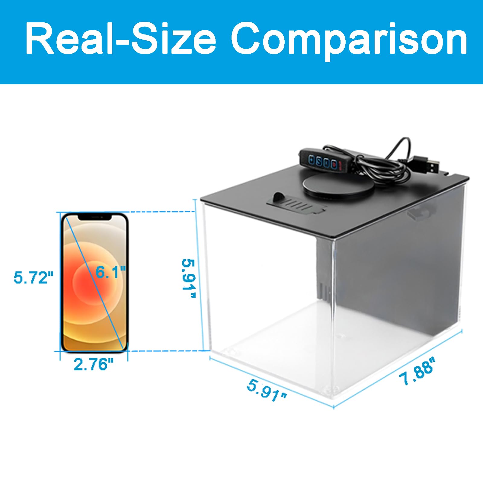 AQUANEAT small-space aquarium in use demonstrates practical betta habitat.