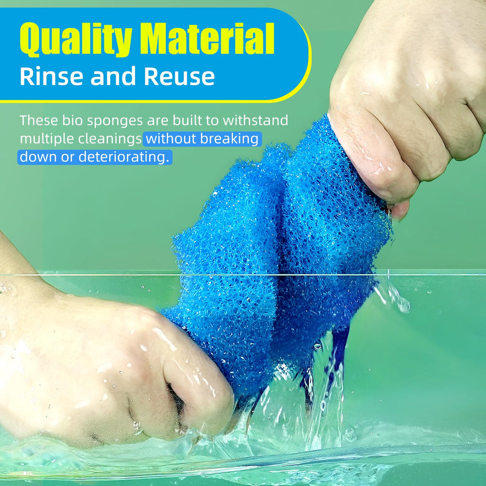 AQUANEAT soak 5–10 minutes to regain original sponge dimensions.