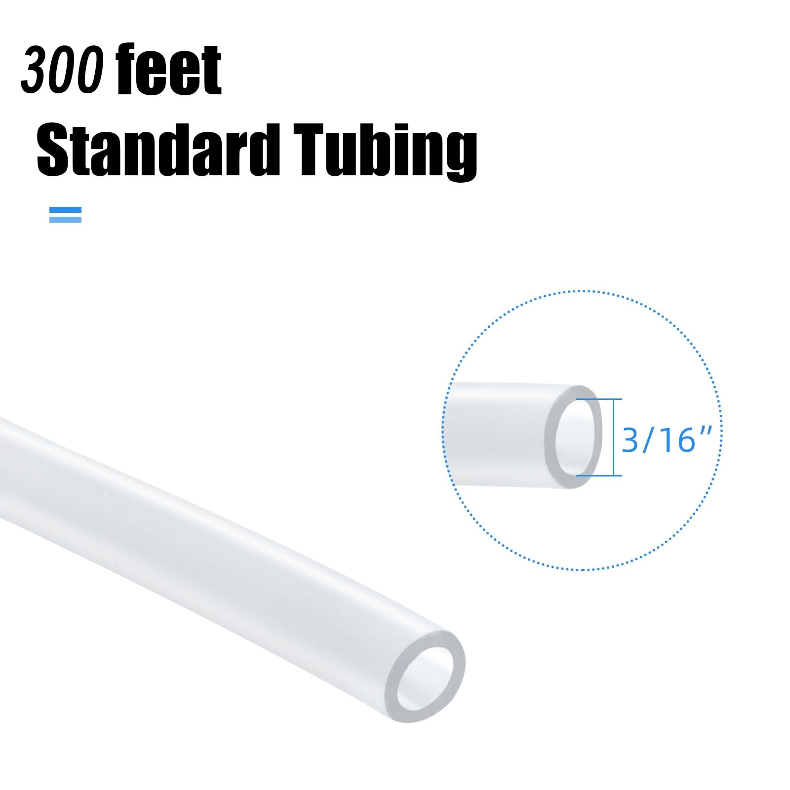 AQUANEAT soft, pliable tubing remains flexible and kink-resistant for long-term aquarium setups.