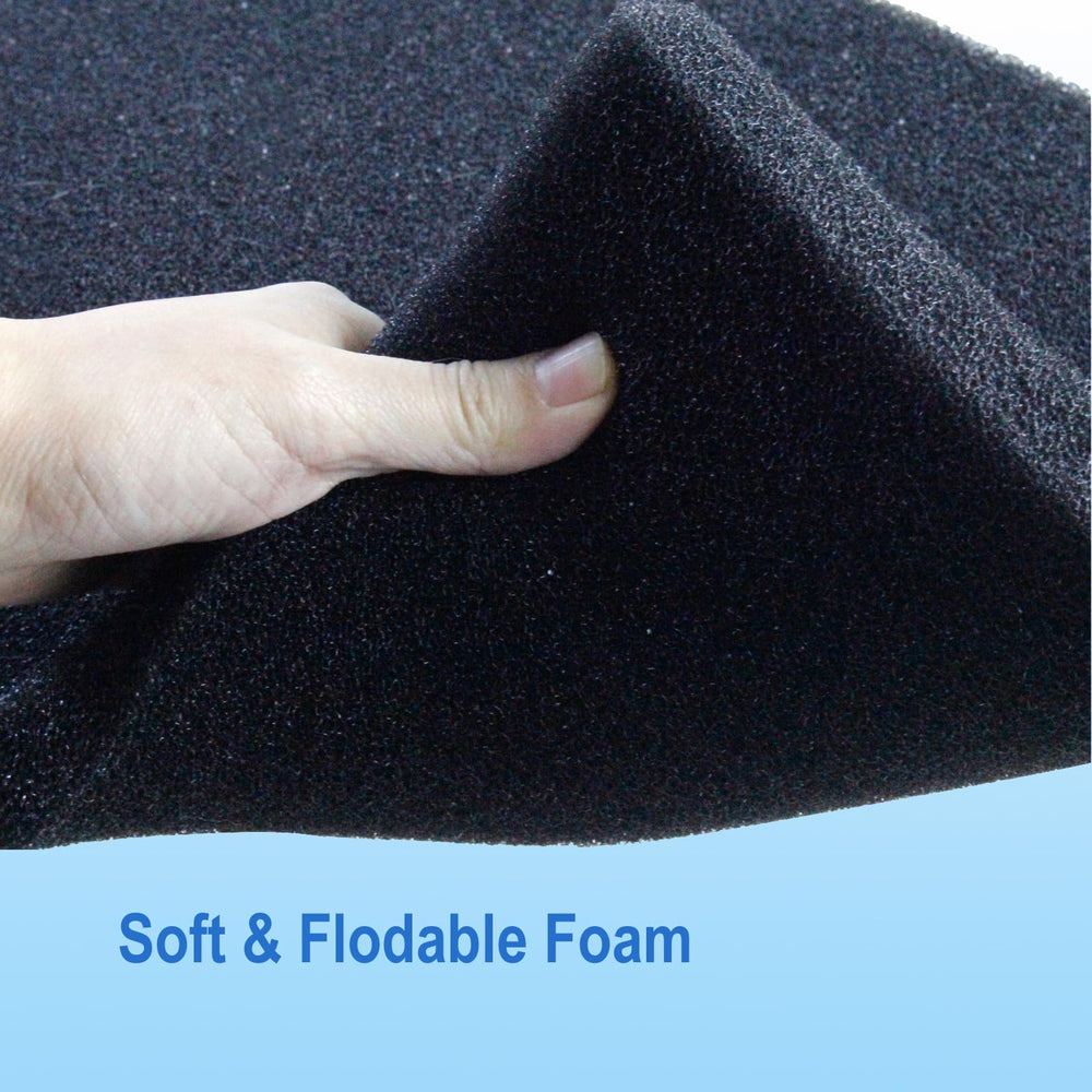 AQUANEAT cut-to-fit foam works as a versatile pre-filter for many filters.