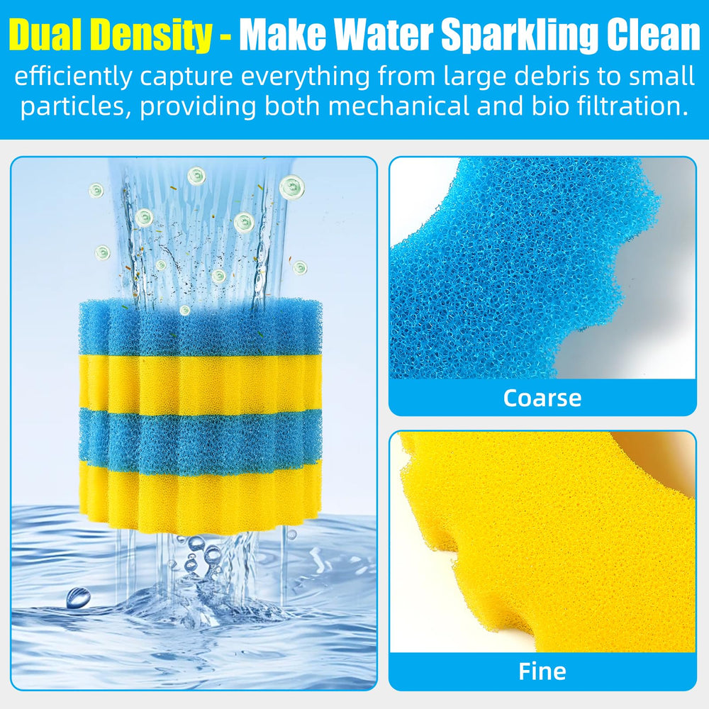 AQUANEAT vacuum-packaged sponge pad keeps shipping compact and ready.