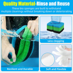 AQUANEAT white floss pads for fine particle filtration