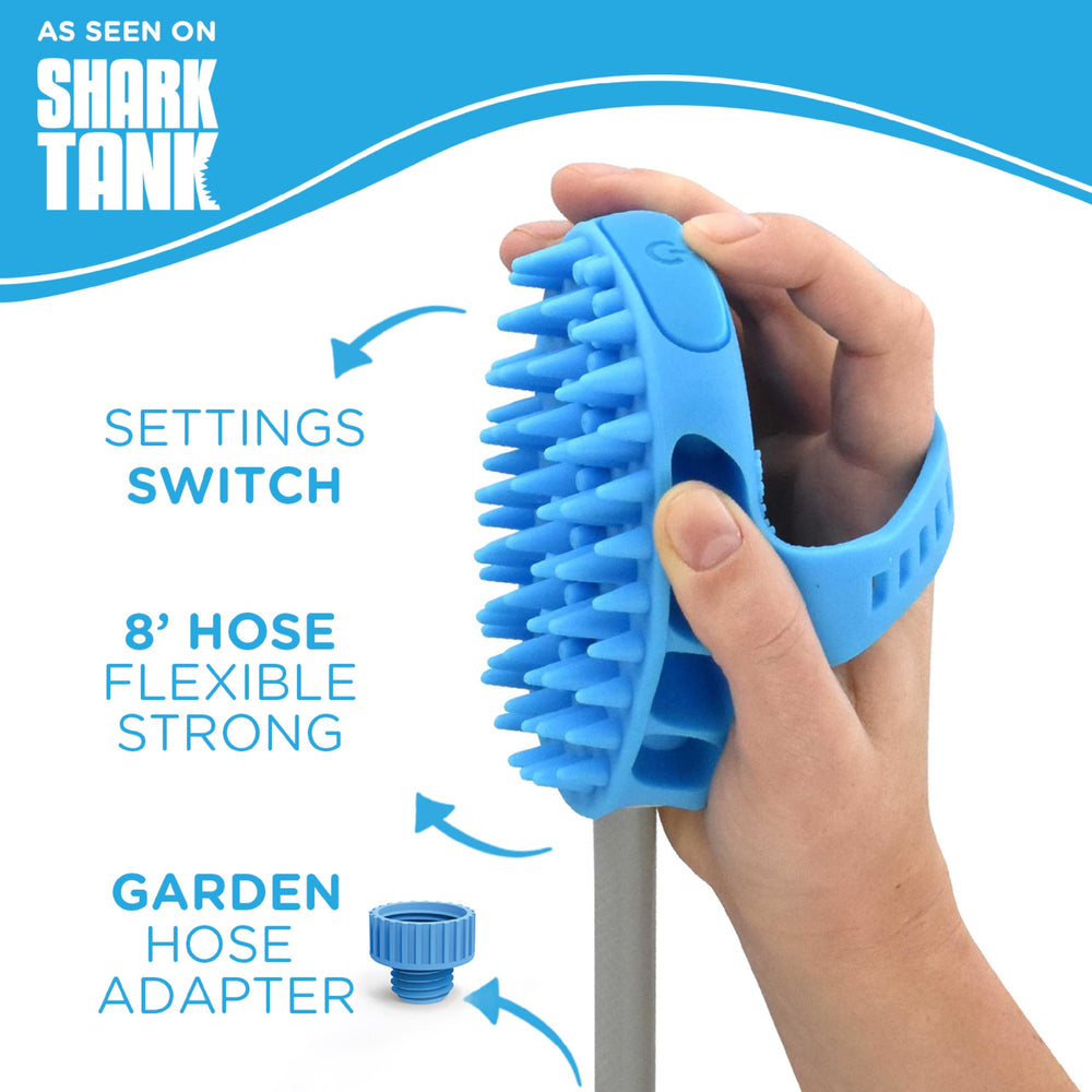 Aquapaw Adjustable water pressure for customized rinses.