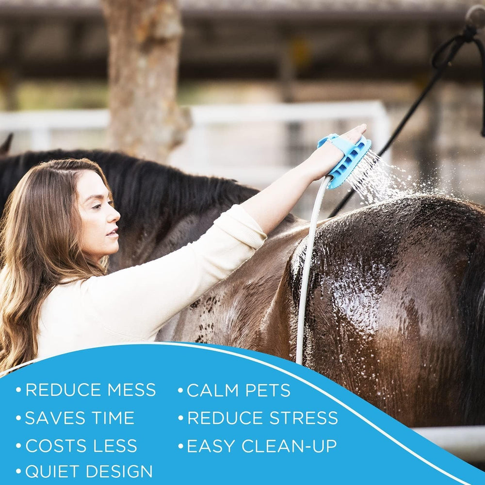Aquapaw bath-time grooming emphasizes efficient cleaning and bonding during washes