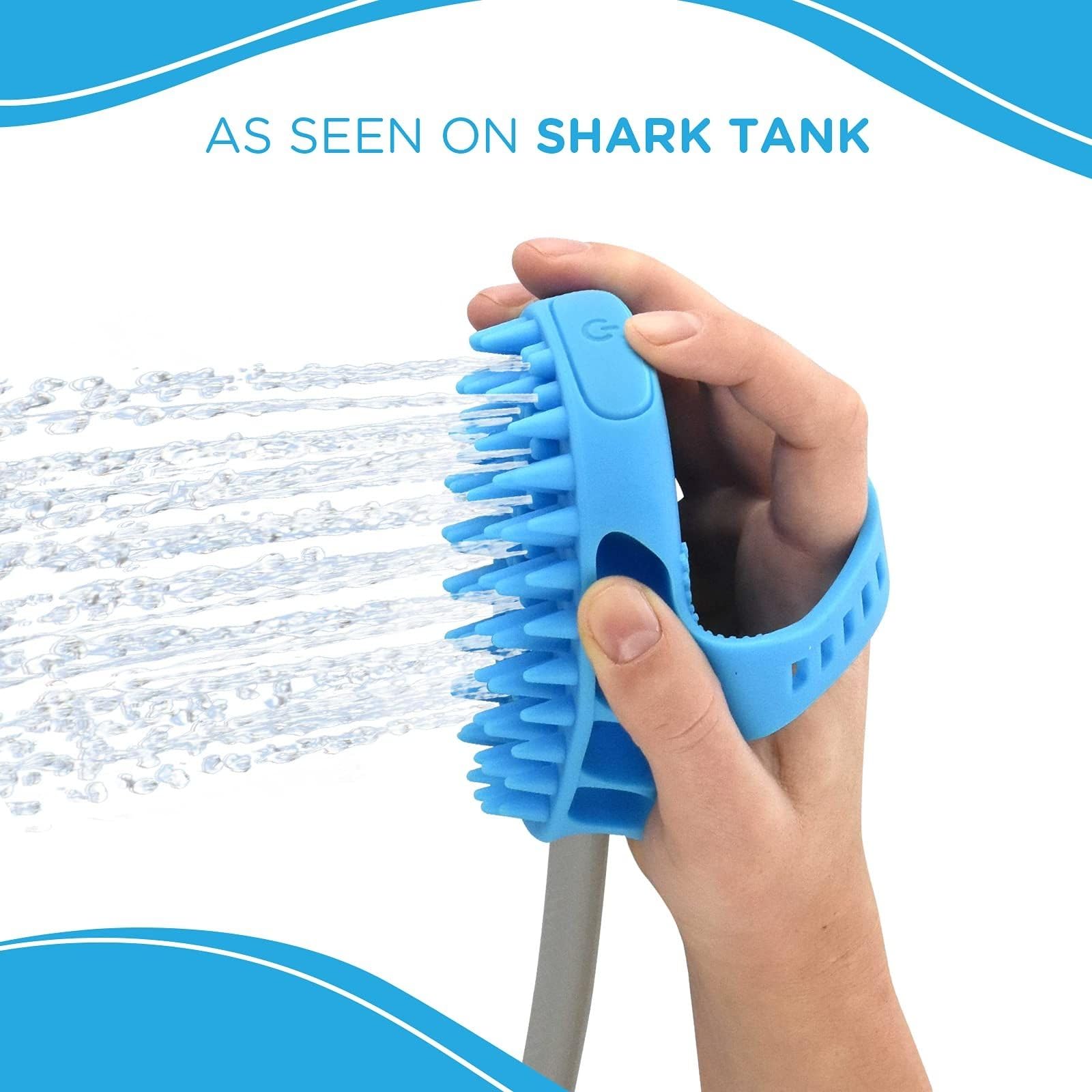 Aquapaw Pet bathing tools simplify grooming sessions.