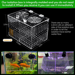 Removable isolation divider inside the Aquarium Choice unit for flexible setup.