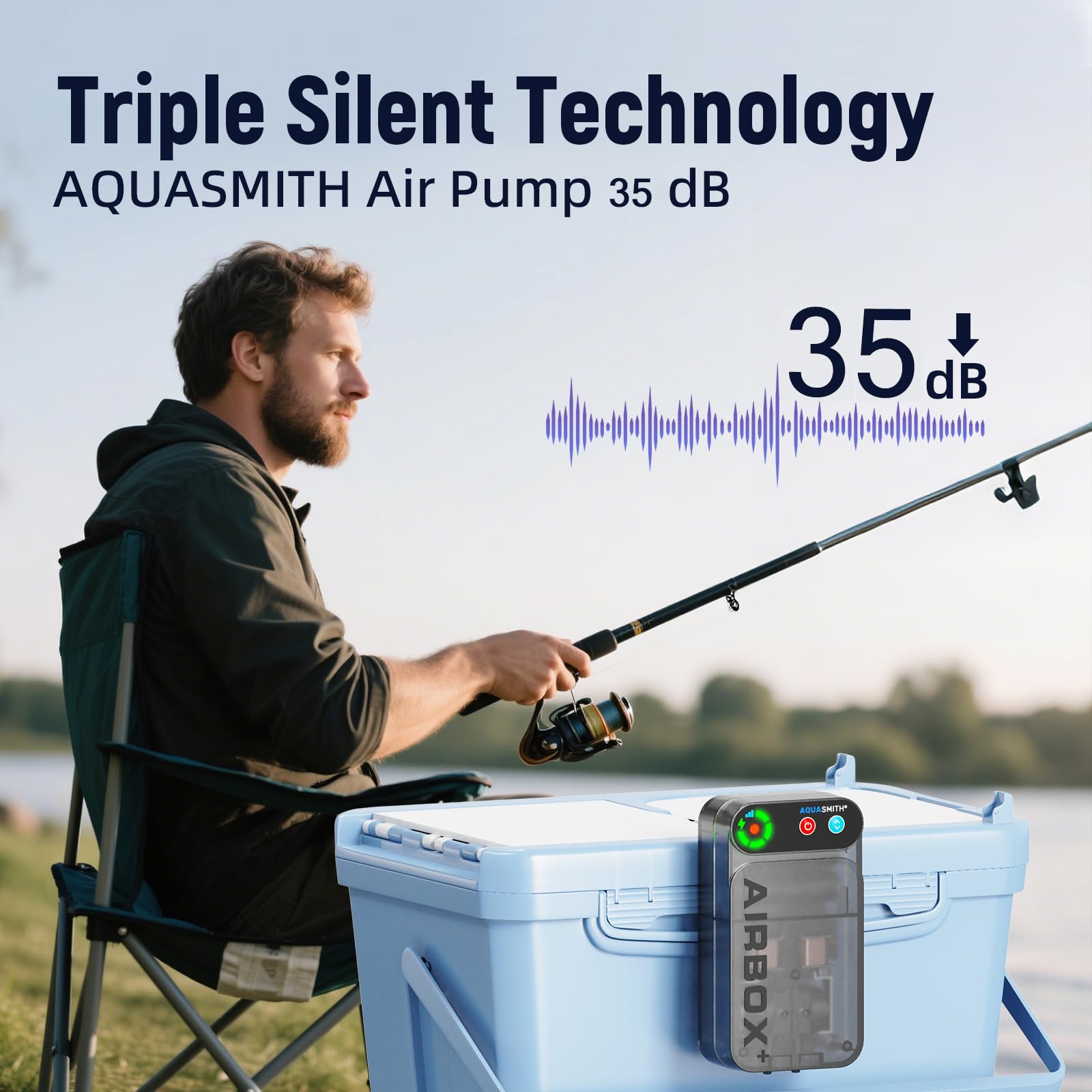 IPX4 waterproof AquaSmith aerator design suited for outdoor use.