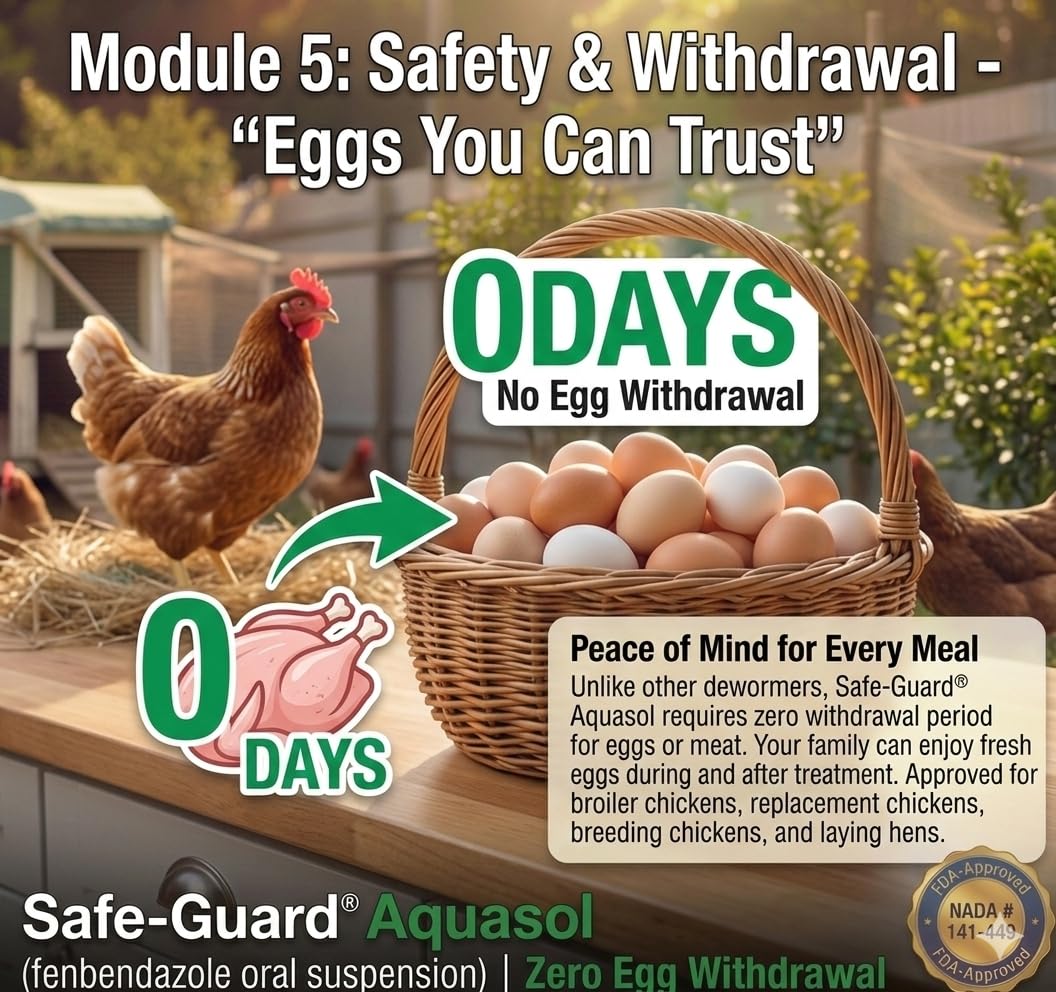 High-potency Aquasol liquid ensures rapid, complete treatment across the flock