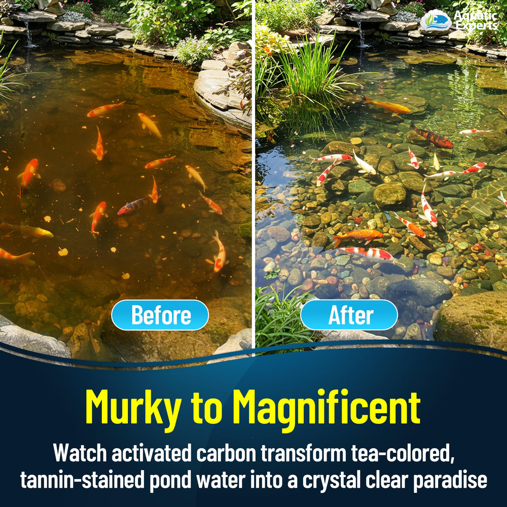 Aquatic Experts carbon pad durable USA-made filtration media.
