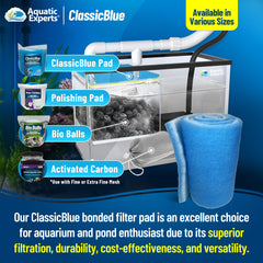 Aquatic Experts Classic Bonded Filter Pad dense polyester fibers provide durable performance