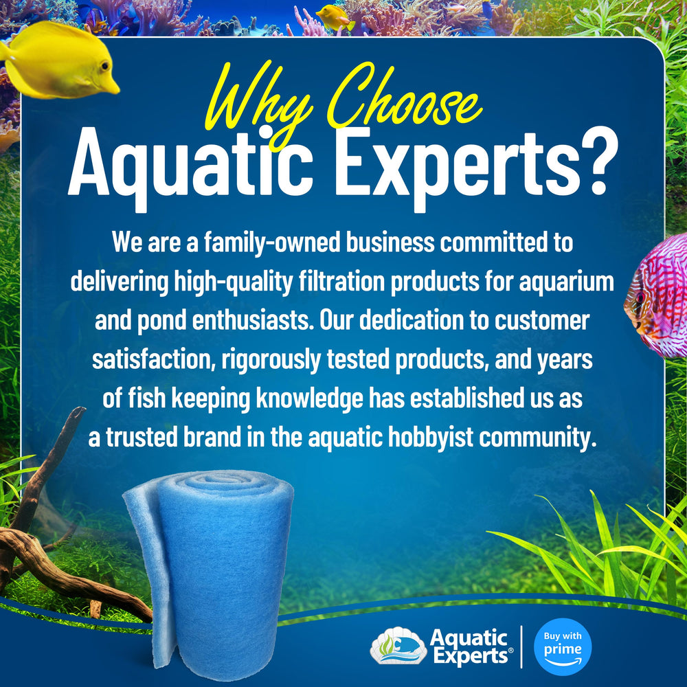 Aquatic Experts Classic Bonded Filter Pad withstands steady water flow