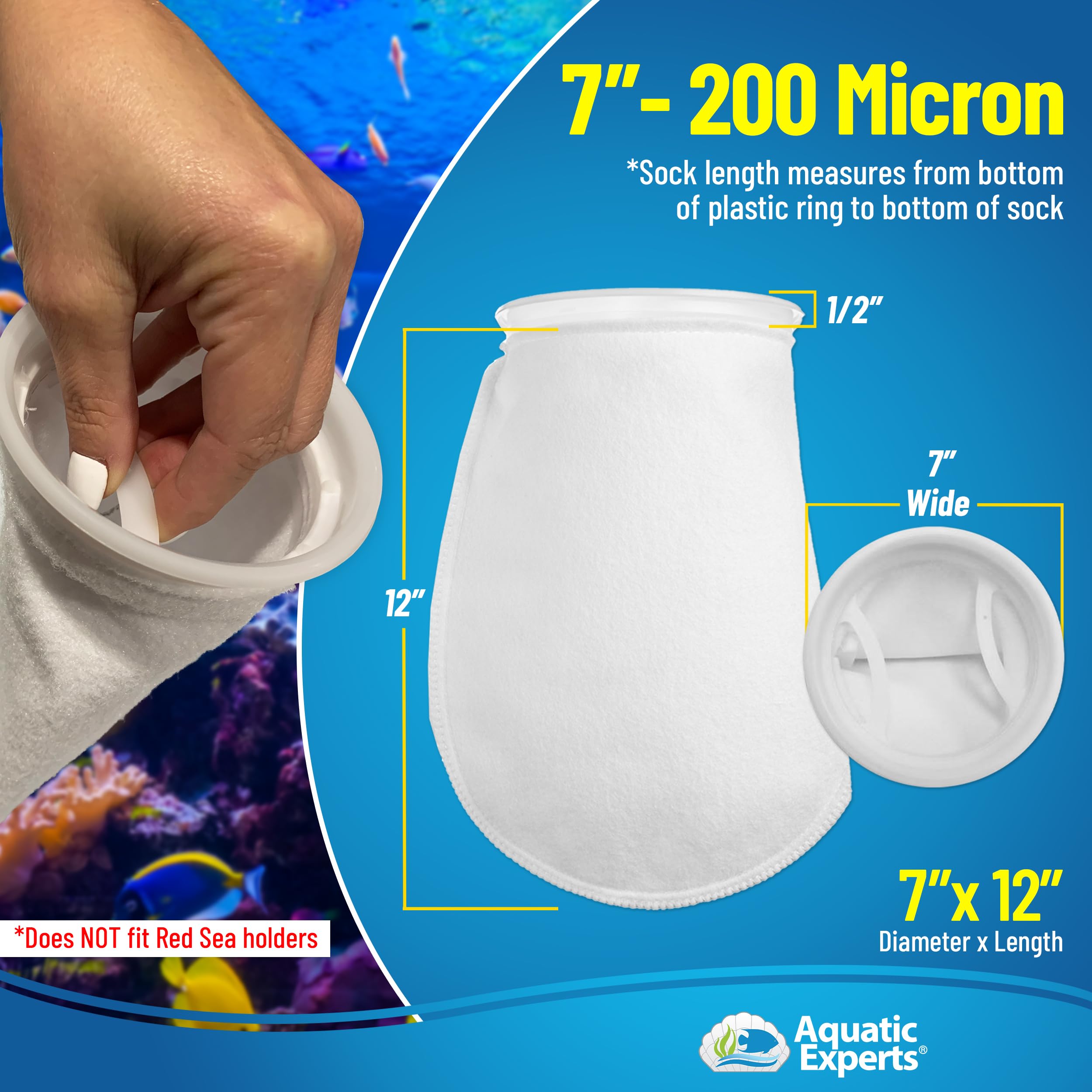 Aquatic Experts easy maintenance—clean and reuse to support stable sump performance.